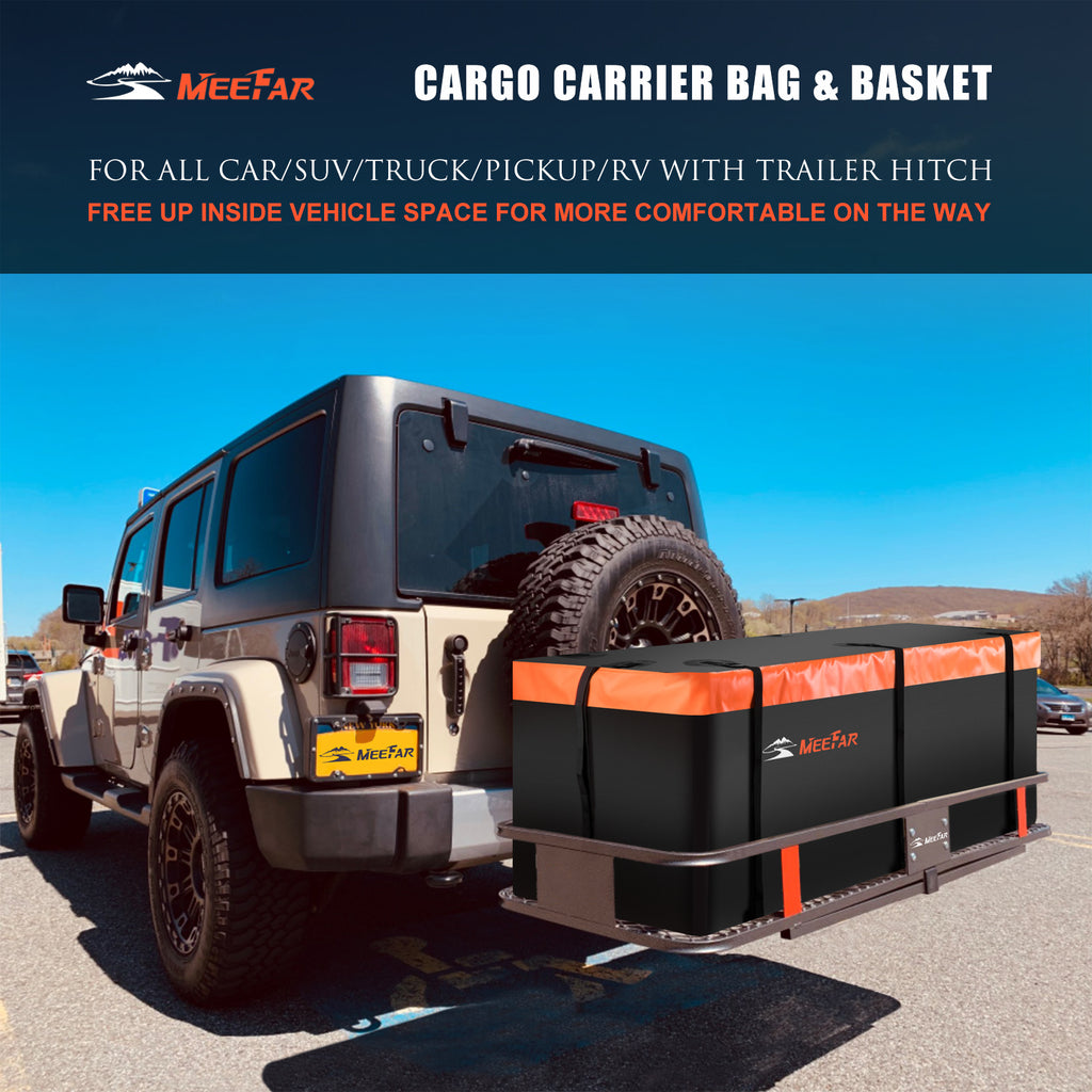 MeeFar Roof Top Rack 51 x 36 x 5 Cargo Carrier Basket & 15