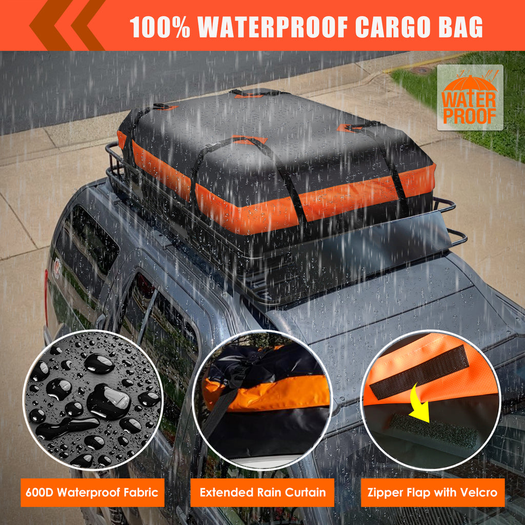 MeeFar Roof Rack Carrier Basket Universal Rooftop 65